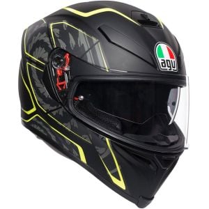 Agv Kask K5 S Multi Mplk Tornado Matt Siyah Gümüş