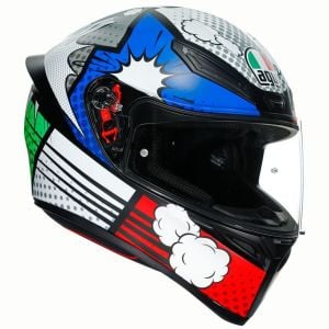 Agv Kask K1 Multi Bang Matt Italy Mavi