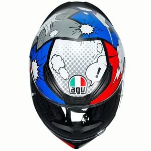 Agv Kask K1 Multi Bang Matt Italy Mavi