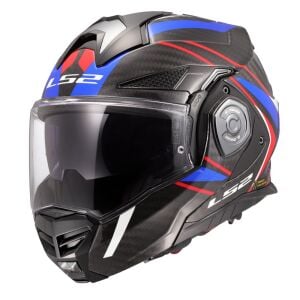 LS2 Advant X Karbon Future II Kask Beyaz Mavi