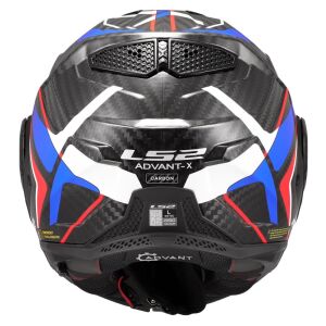 LS2 Advant X Karbon Future II Kask Beyaz Mavi