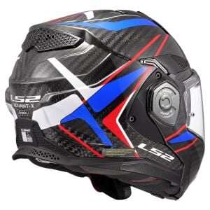 LS2 Advant X Karbon Future II Kask Beyaz Mavi