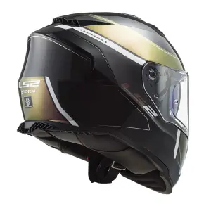 LS2 Storm 2 Kapalı Kask Velvet Mat Siyah Gökkuşağı LS2 Storm 2 Velvet Mat Siyah Gökkuşağı Kask XS