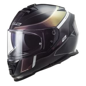 Ls2 Storm 2 Kask Velvet Mat Siyah Gökkuşağı