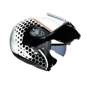 Agv Compact St Mlt Plk Detroit Beyaz Siyah