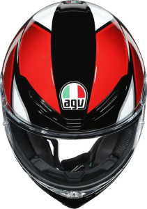 AGV K6 Kask Multi Hyphen Siyah Kırmızı Beyaz