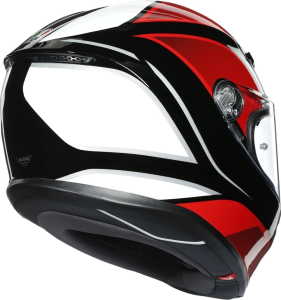 AGV K6 Kask Multi Hyphen Siyah Kırmızı Beyaz