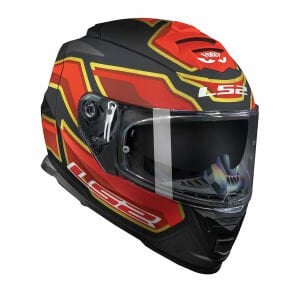 Ls2 Storm 2 Kask Foggy Mat Siyah Kırmızı