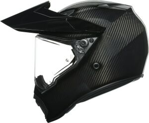 Agv Ax9 Kask Mono Parlak Karbon