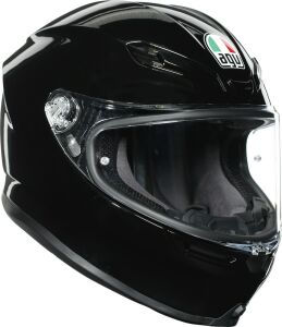 Agv K6 Kask Ece Solid Mplk Siyah