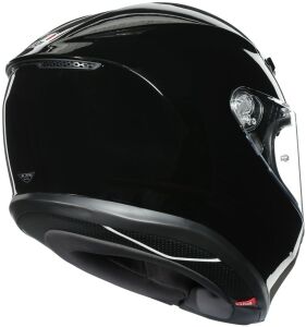 Agv K6 Kask Ece Solid Mplk Siyah