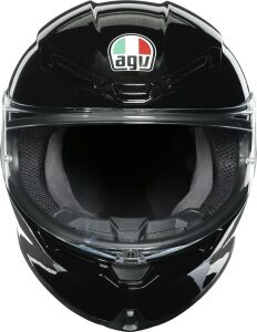 Agv K6 Kask Ece Solid Mplk Siyah
