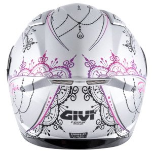Givi Stoccarda Kask Mendhi Mat Gri Pembe