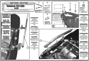 Kappa KZ348 Yamaha FZS 1000 Fazer Arka Çanta Demiri