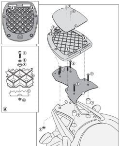 Givi SR3101M Suzuki Dl 650 V-Strom Arka Çanta Demiri