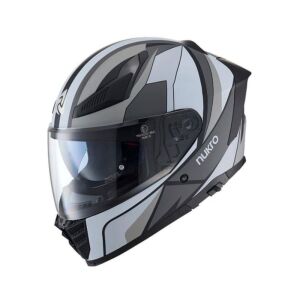 Nukrohelmet YM-853 Güneş Vizörlü Kapalı Kask Mars Mat Gri
