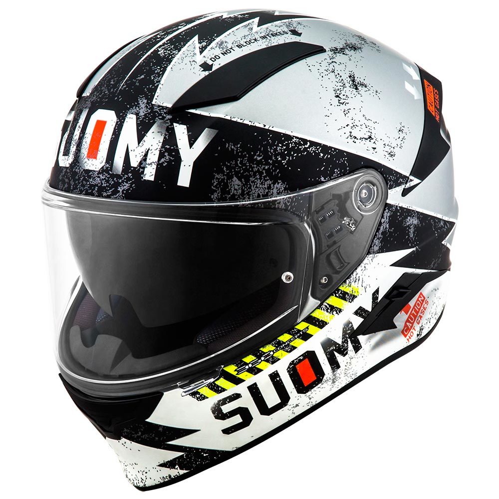 Suomy Speedstar Kask Propeller Mat Gümüş Siyah