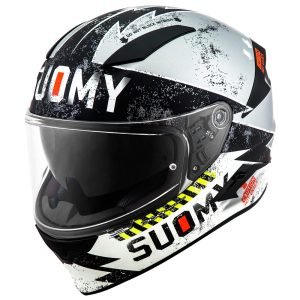 Suomy Speedstar Kask Propeller Mat Gümüş Siyah