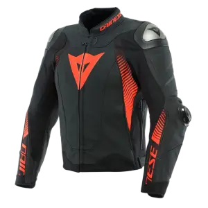 Dainese Super Speed 4 Deri Mont Mat Siyah Kırmızı
