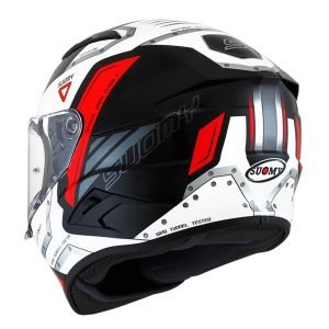 Suomy Speedstar Kask Airplane Beyaz Kırmızı