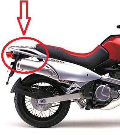 Kappa K71 Suzuki XF 650 Freewind Arka Çanta Demiri