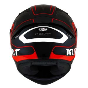 KYT TT Course Kask Overtech Siyah Turuncu