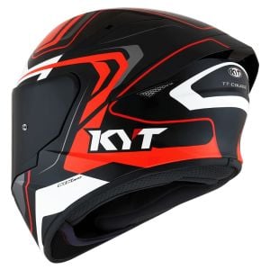 KYT TT Course Kask Overtech Siyah Turuncu