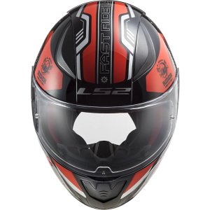 LS2 Rapid Stratus Kask Siyah Kırmızı