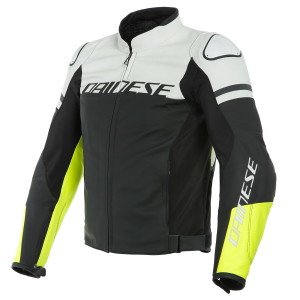 Dainese Agile Deri Mont Beyaz Sarı