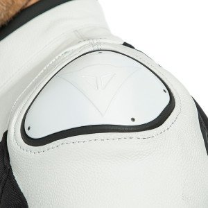 Dainese Agile Deri Mont Beyaz Sarı