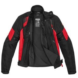 Spidi Flash Evo Net Windout Yazlık Ceket Kırmızı Siyah