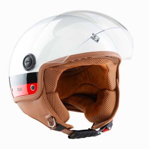 Tucano Urbano El Jettin 6.0 Yarım Kask Milan Devil İnci Beyazı