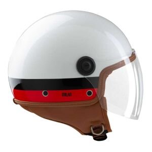 Tucano Urbano El Jettin 6.0 Yarım Kask Milan Devil İnci Beyazı