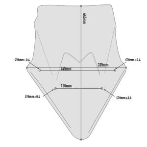 Givi D4119S Kawasaki Ninja 650 Ön Cam