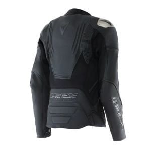 Dainese Racing 5 Kadın Deri Ceket Siyah