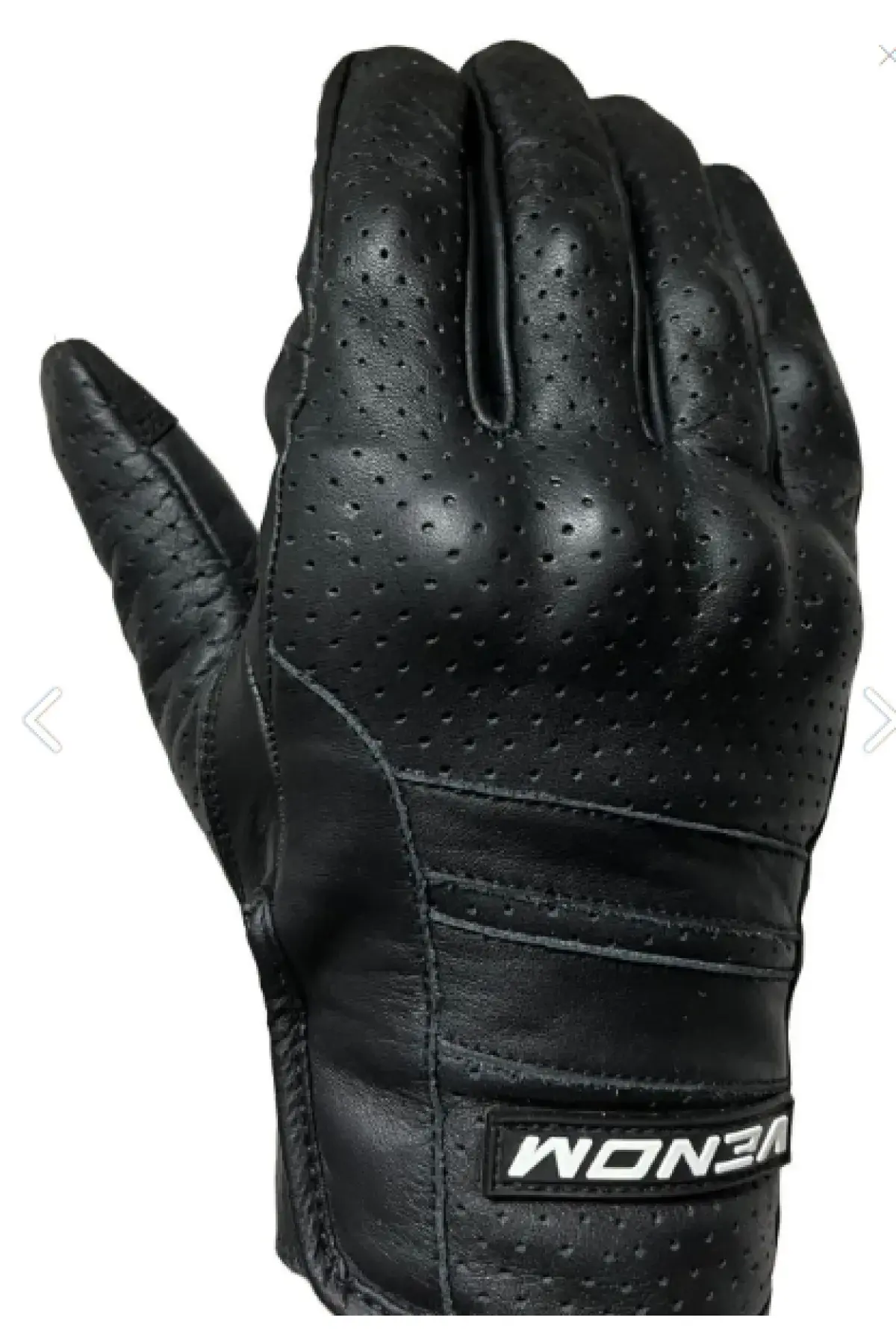 Venom VN-9022 Yazlık Deri Eldiven Siyah