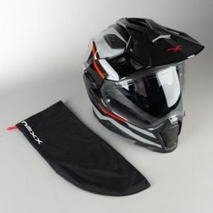 NEXX X.Wed 2 Kask X-Patrol Gri Kırmızı