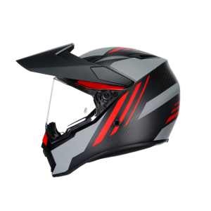 Agv AX-9 Kask Multi Refractive Adv Karbon Kırmızı