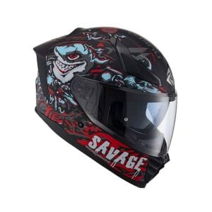 Nukrohelmet YM-853 Güneş Vizörlü Kapalı Kask Savage