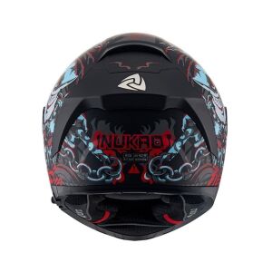 Nukrohelmet YM-853 Güneş Vizörlü Kapalı Kask Savage