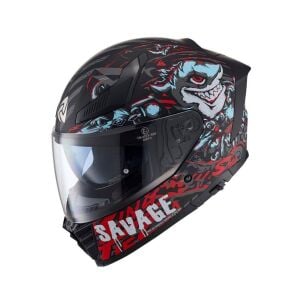 Nukrohelmet YM-853 Güneş Vizörlü Kapalı Kask Savage