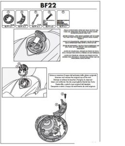 Givi BF22 Depo Üstü Çanta Bağlantı Aparatı (Bmw)