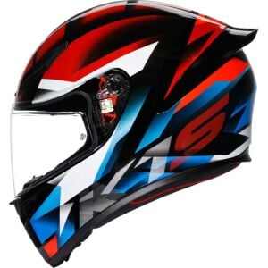 Agv K1 S Kask Fastlap Mat Siyah-Mavi-Kırmızı