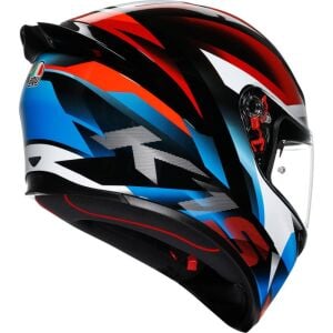 Agv K1 S Kask Fastlap Mat Siyah-Mavi-Kırmızı
