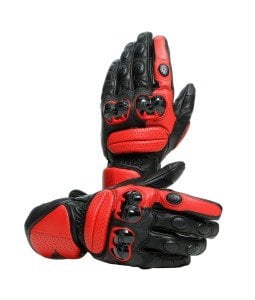 Dainese Impeto Deri Eldiven Kırmızı