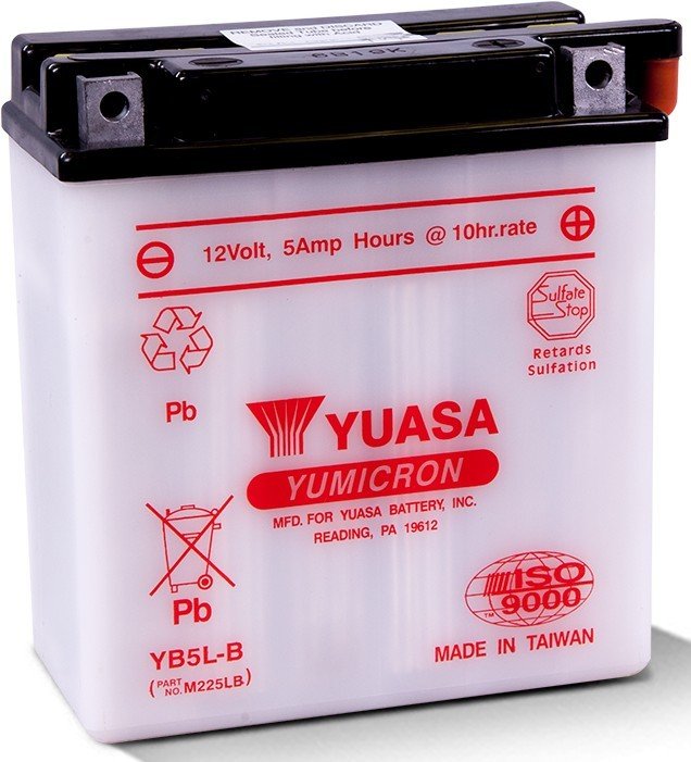Yuasa Akü YU-YB5L-B (DC) 12V 5A Kuru Şarjlı