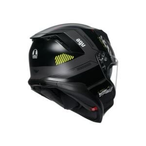 AGV K7 Kyber Kask Matt Grey Yellow Fluo