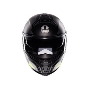 AGV TourModular Kask Perception Mat Siyah Fluo Sarı