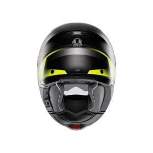 AGV TourModular Kask Perception Mat Siyah Fluo Sarı