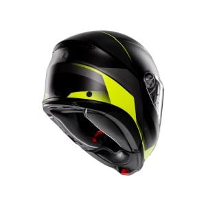 AGV TourModular Kask Perception Mat Siyah Fluo Sarı